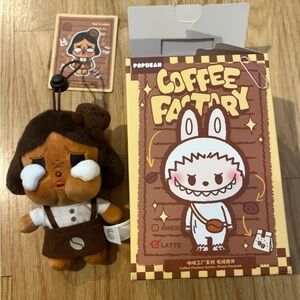 Popmart Coffee Factory Plush Pendant